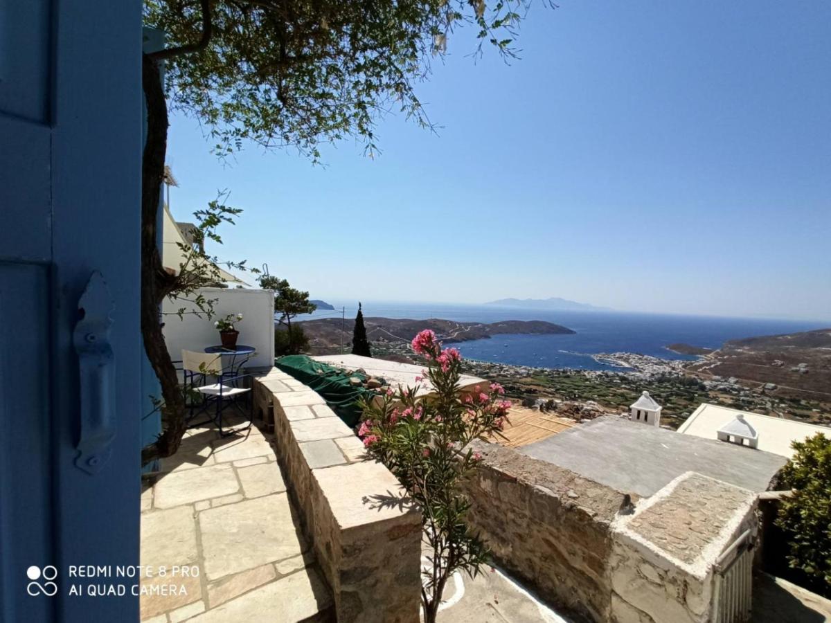 Traditional Stone House With Breathtaking View Serifos Town Eksteriør billede