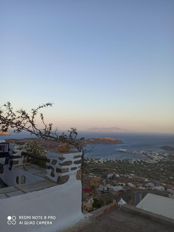 Traditional Stone House With Breathtaking View Serifos Town Eksteriør billede
