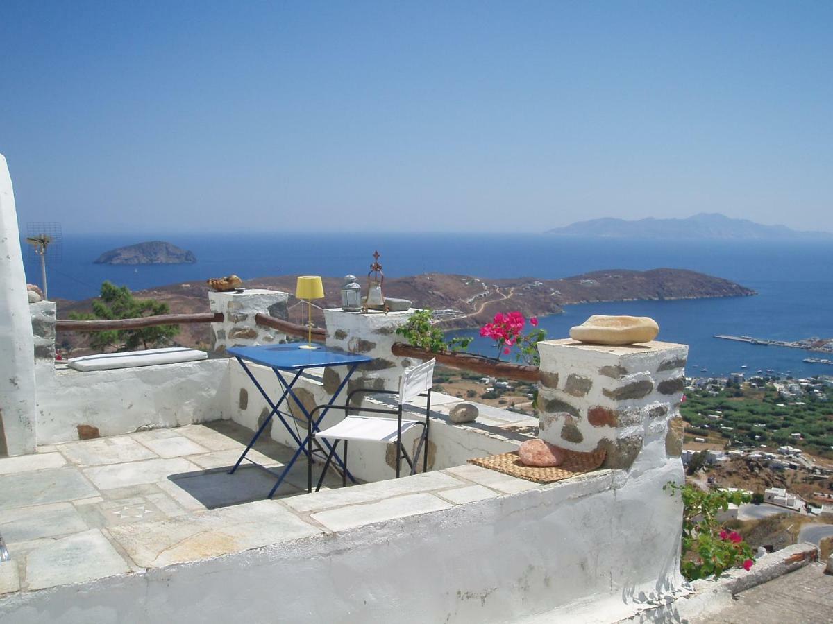 Traditional Stone House With Breathtaking View Serifos Town Eksteriør billede