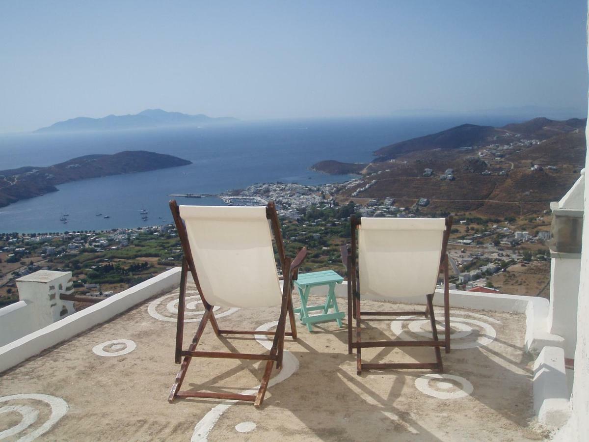 Traditional Stone House With Breathtaking View Serifos Town Eksteriør billede